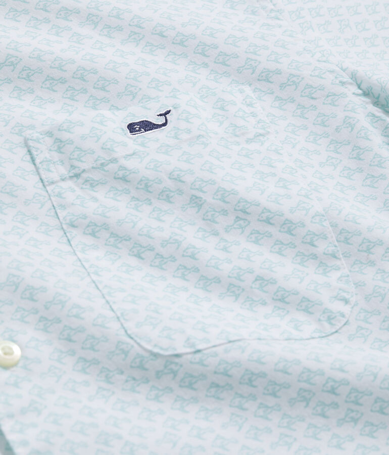 Oak Bluff Fish Short Sleeve Shirt