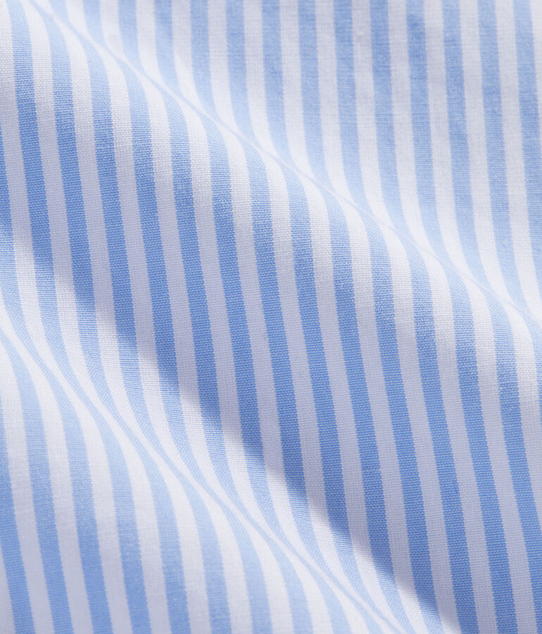 Stretch Poplin Stripe Shirt
