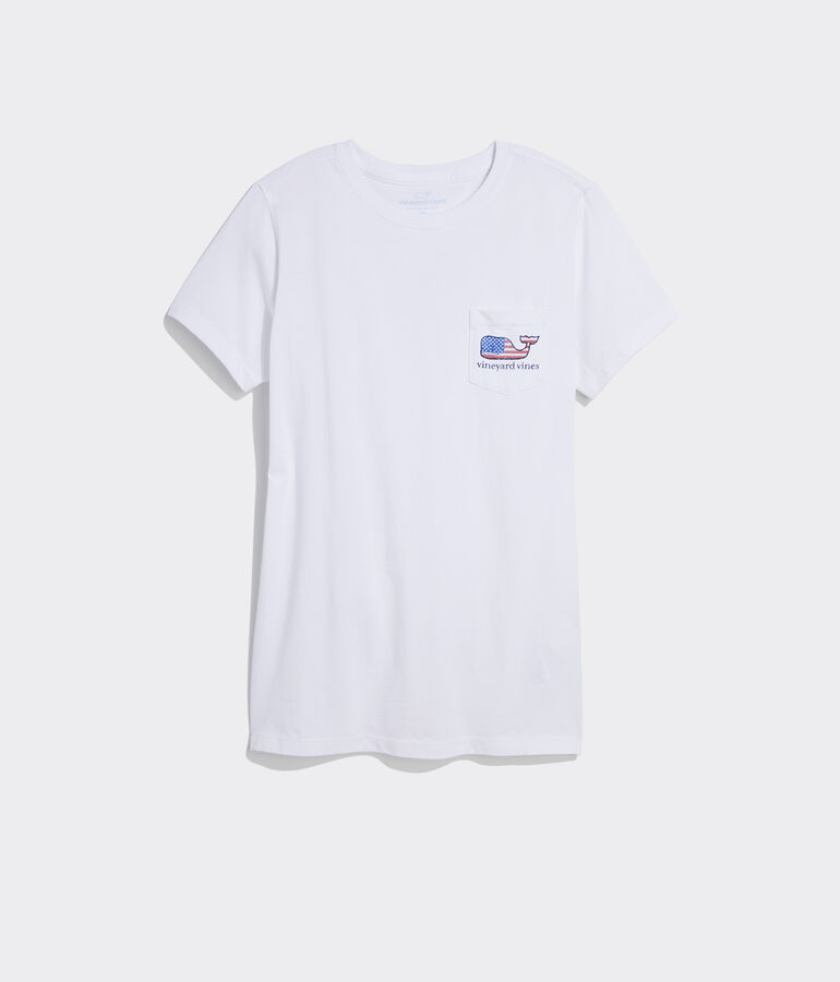 Flag Whale Short-Sleeve Pocket Tee