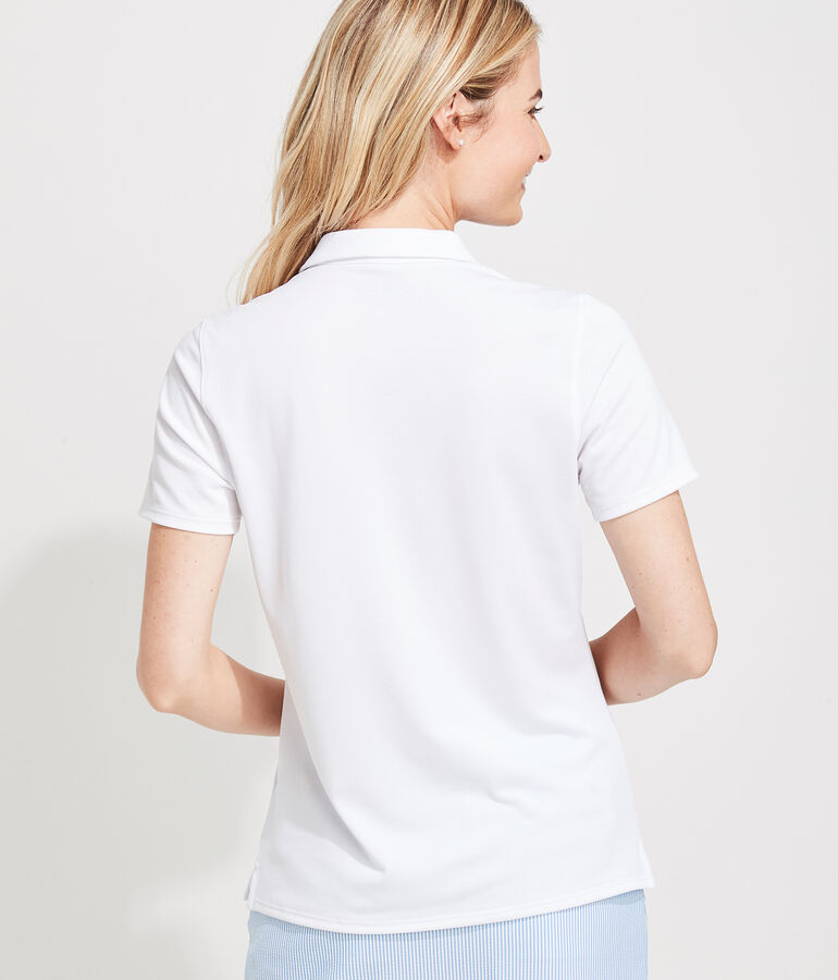 Women's Solid Pique Polo