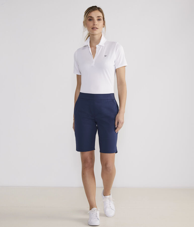Slim Leg Pull-On Bermuda Golf Short