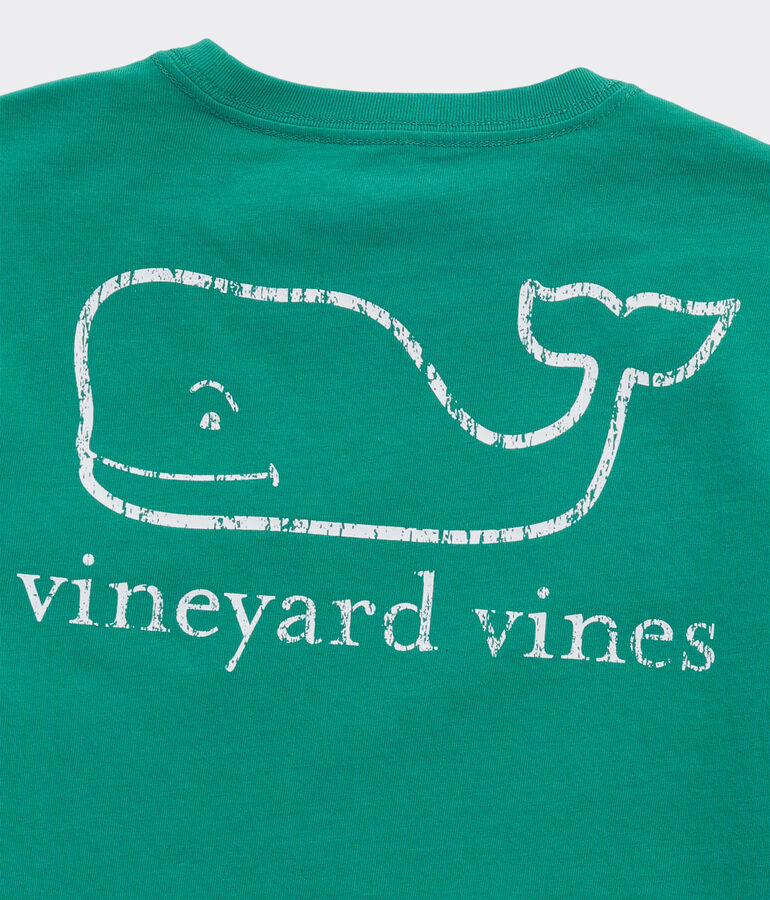 Boys' Glow-In-The-Dark Vintage Whale Short-Sleeve Pocket Tee