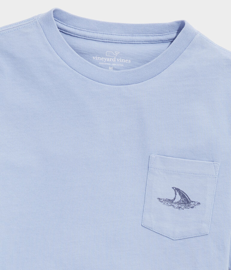 Boys' Shark Fin Short-Sleeve Pocket Tee
