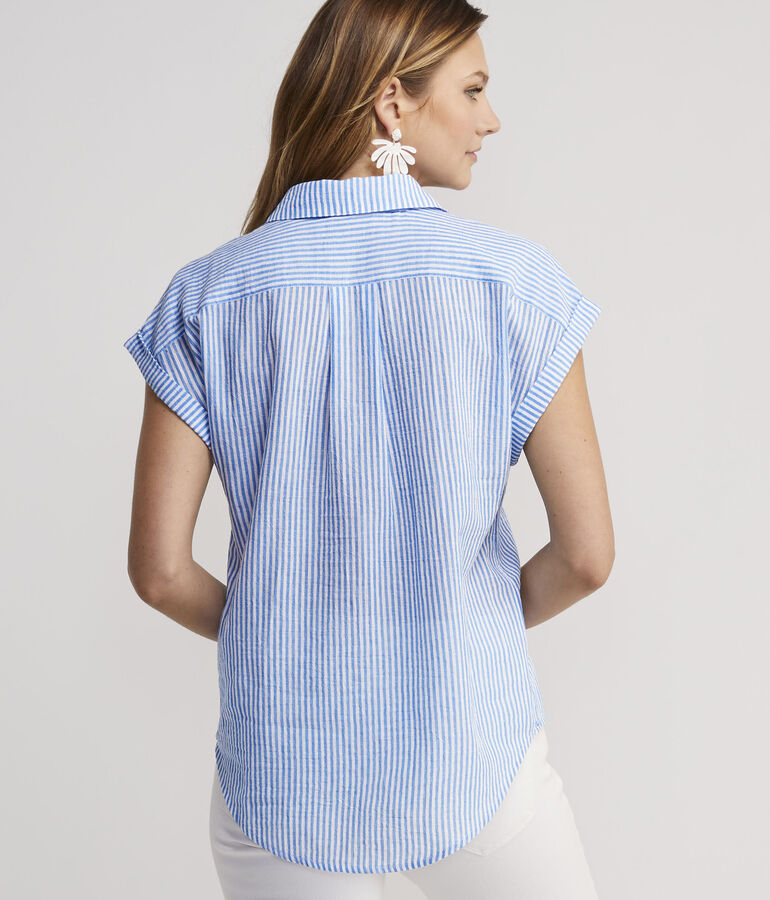 Lightweight Short-Sleeve Button-Down