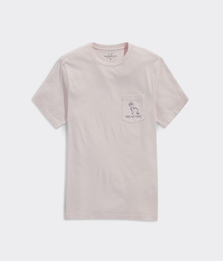 Thirsty Flamingo Short-Sleeve Pocket Tee