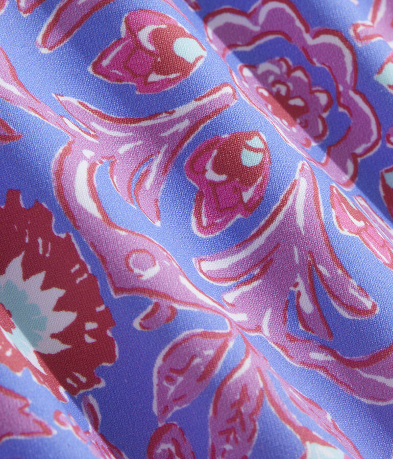 Girls' Katama Tile Ruffle One-Piece