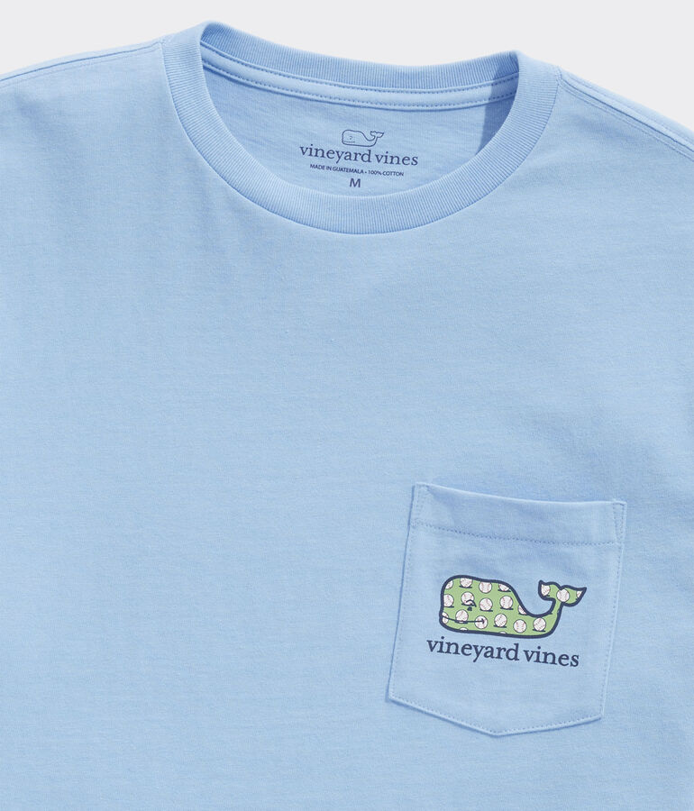 Baseball Whale Short-Sleeve Pocket Tee