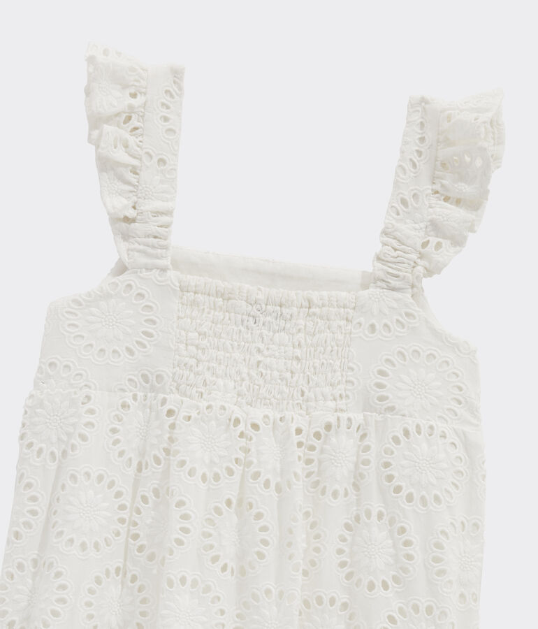 Girls' Tiered Eyelet Dress