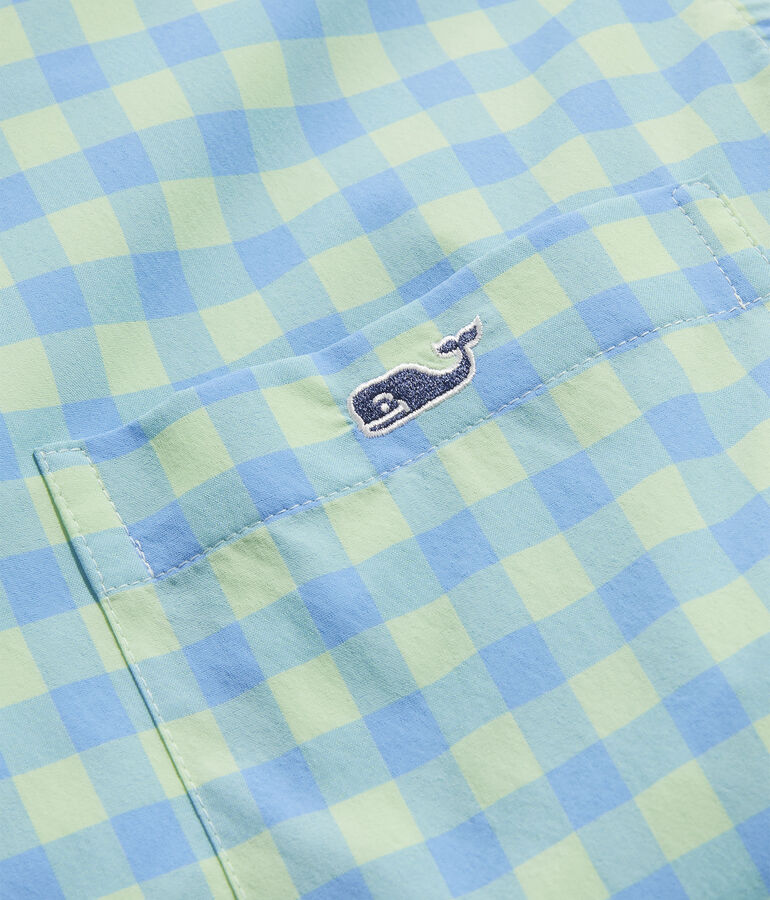 On-The-Go Lightweight Gingham Shirt