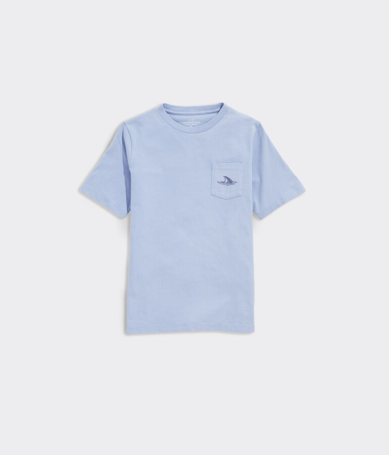 Boys' Shark Fin Short-Sleeve Pocket Tee