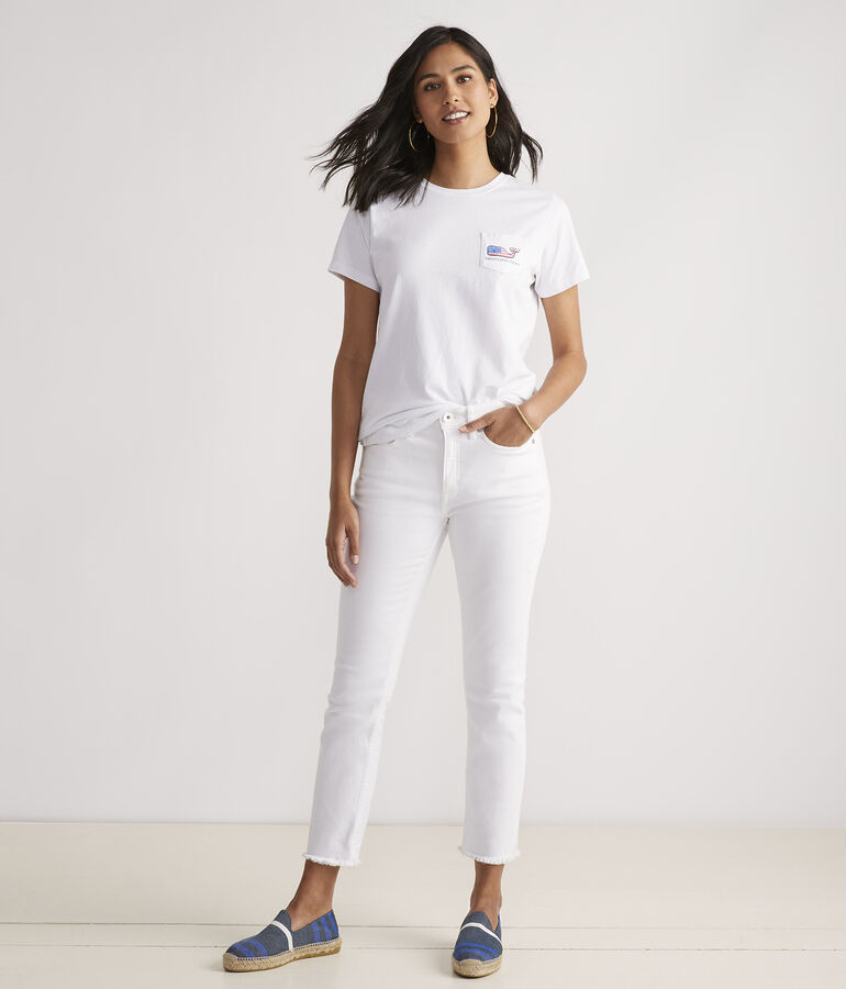 Flag Whale Short-Sleeve Pocket Tee