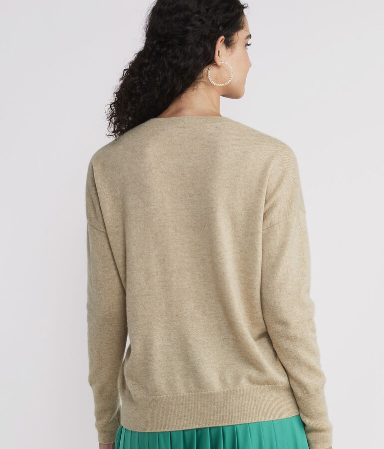 Golf Cart Intarsia Cashmere Crewneck Sweater