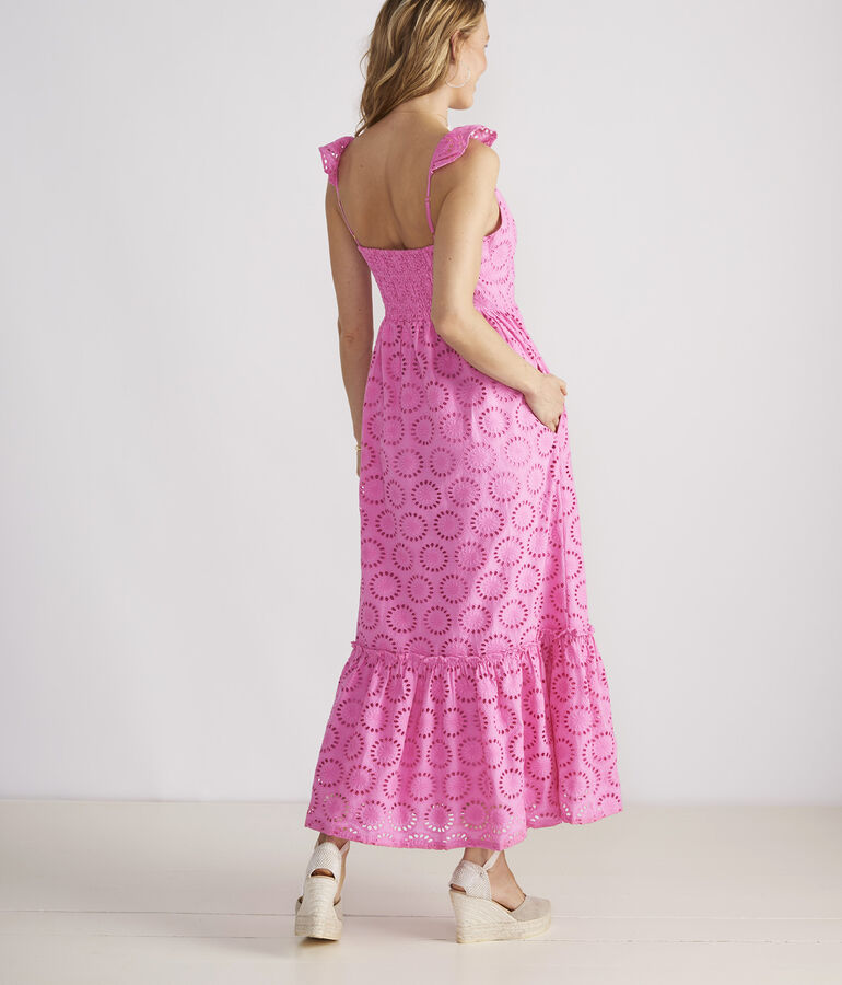 Eyelet Maxi Dress