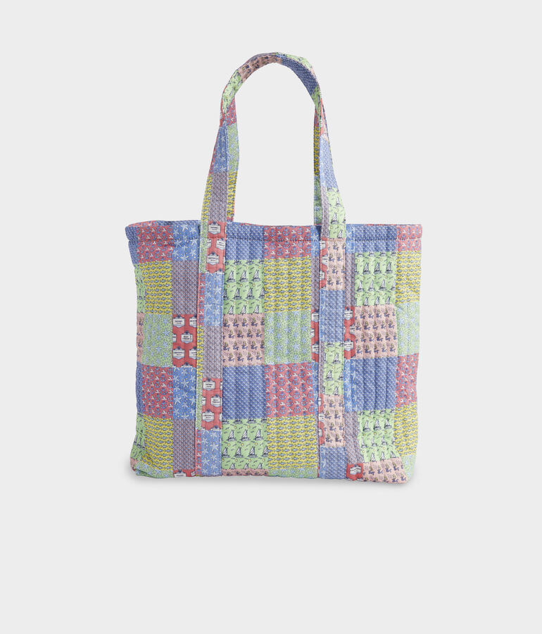 Classic Patchwork Quilted Tote