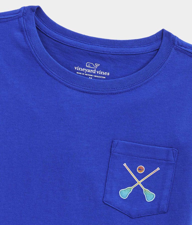 Girls' Foil Lacrosse Palms Short-Sleeve Pocket Tee