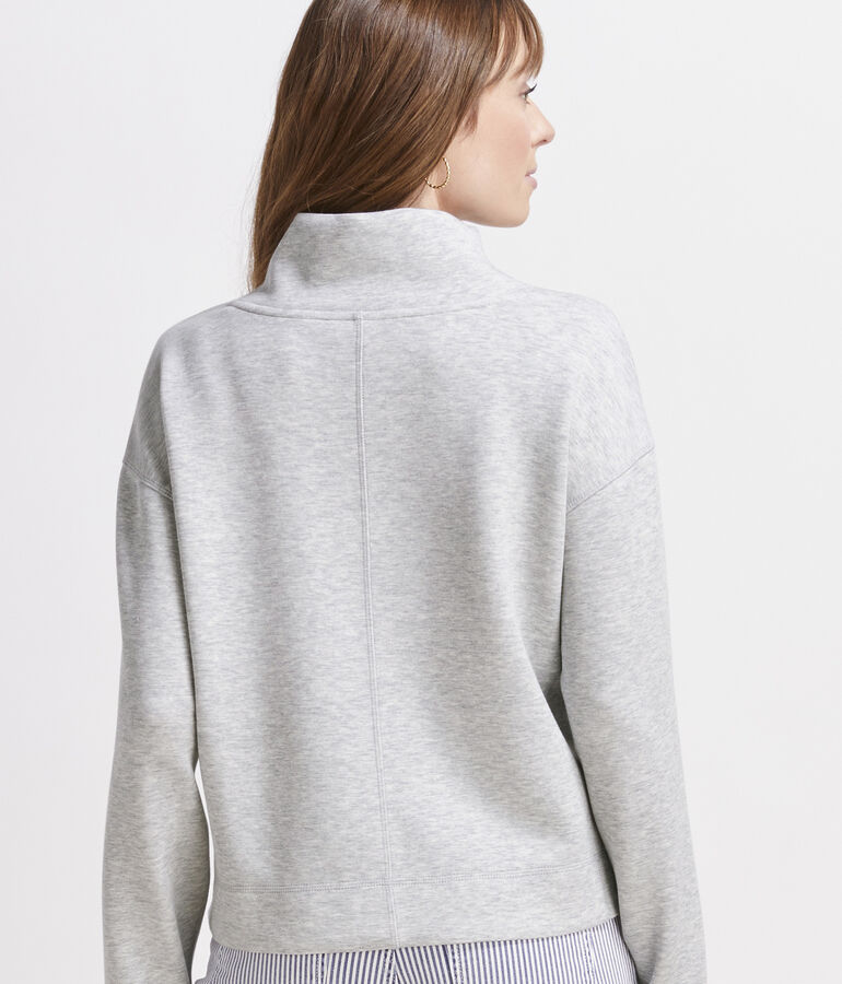 Relaxed Funnel Neck Pullover