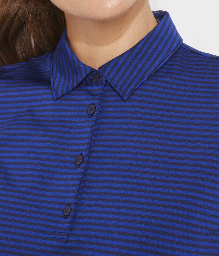 Striped Performance Polo