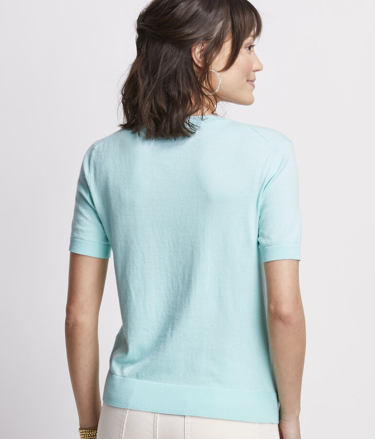 Luxe Short-Sleeve Sweater