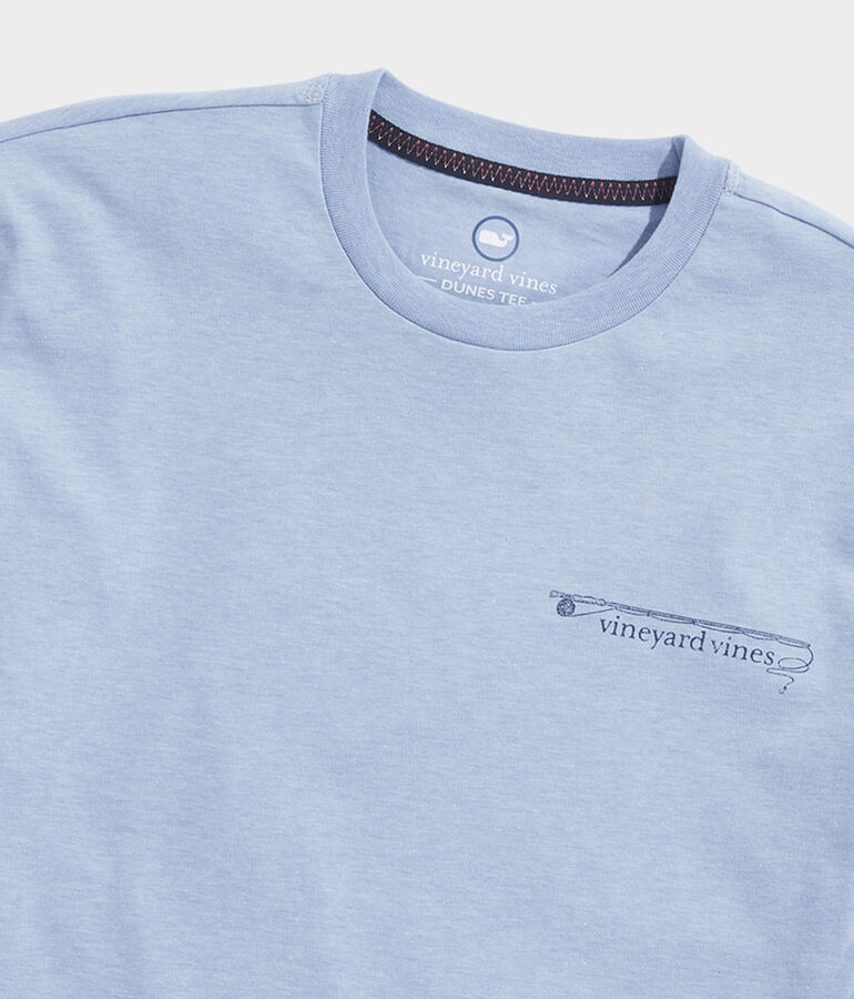 Fly Rod Logo Box Dunes Tee