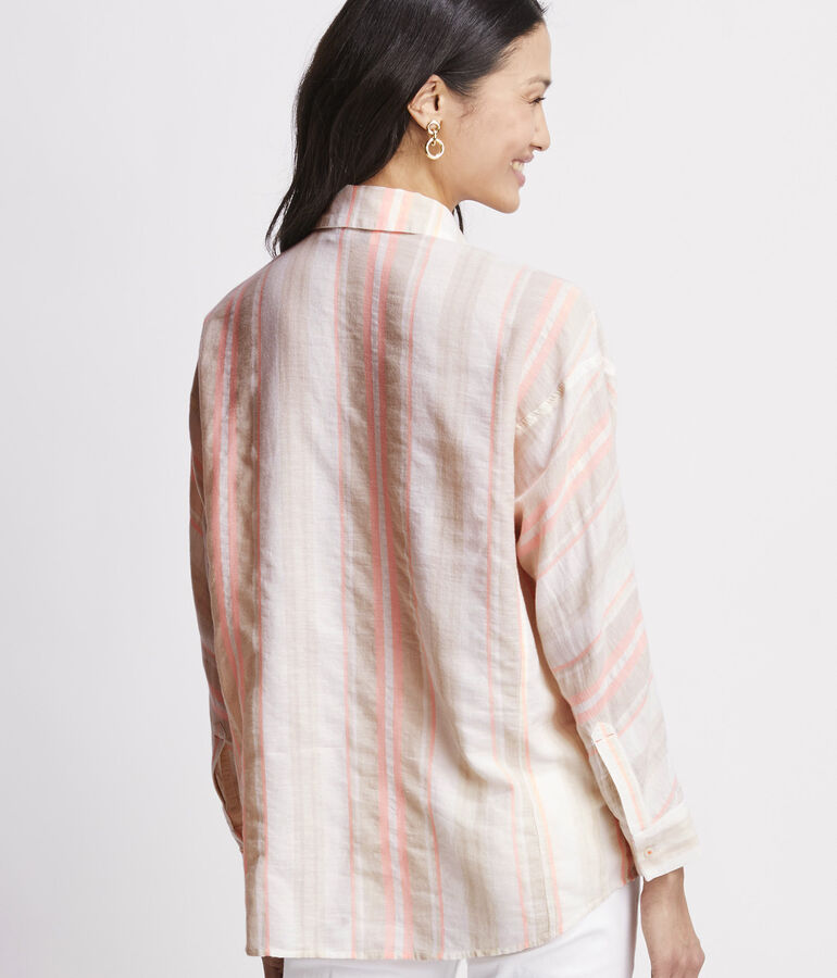 Striped Weekend Button-Down