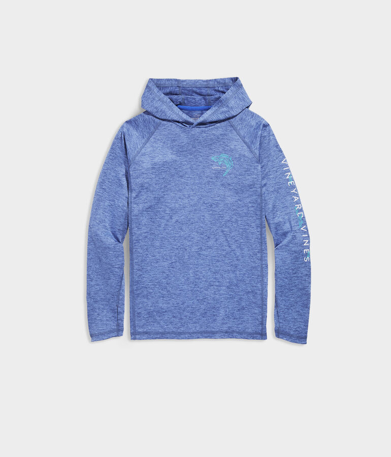 Boys' Grand Slam Long-Sleeve Harbor Performance Hoodie Tee