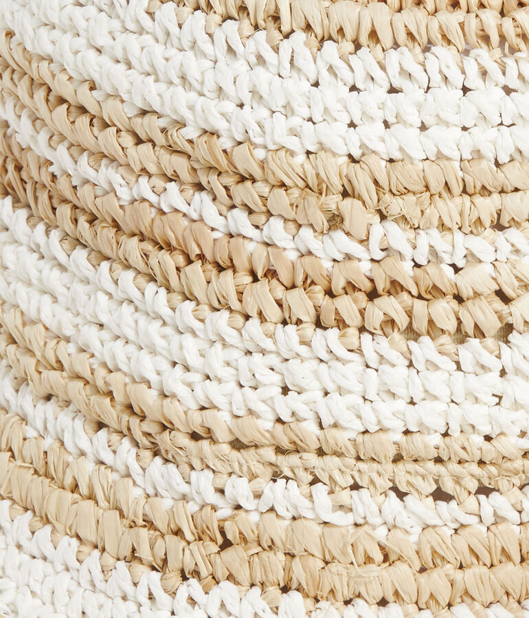 Crochet Raffia Bucket Hat