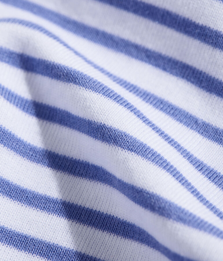 Striped Boatneck Simple Tee
