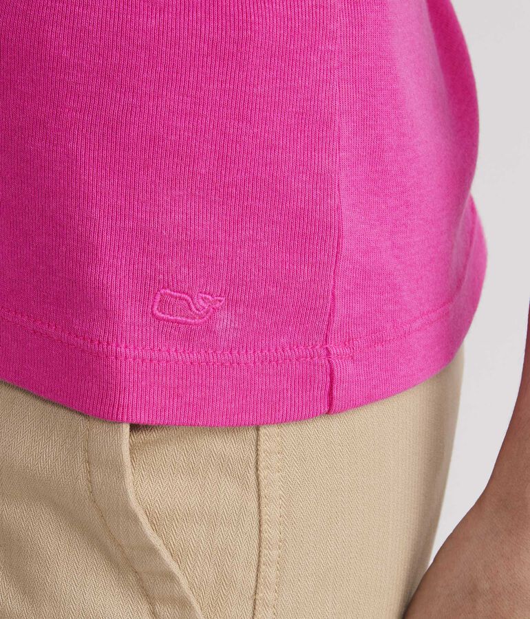 Neon V-Neck Simple Tee