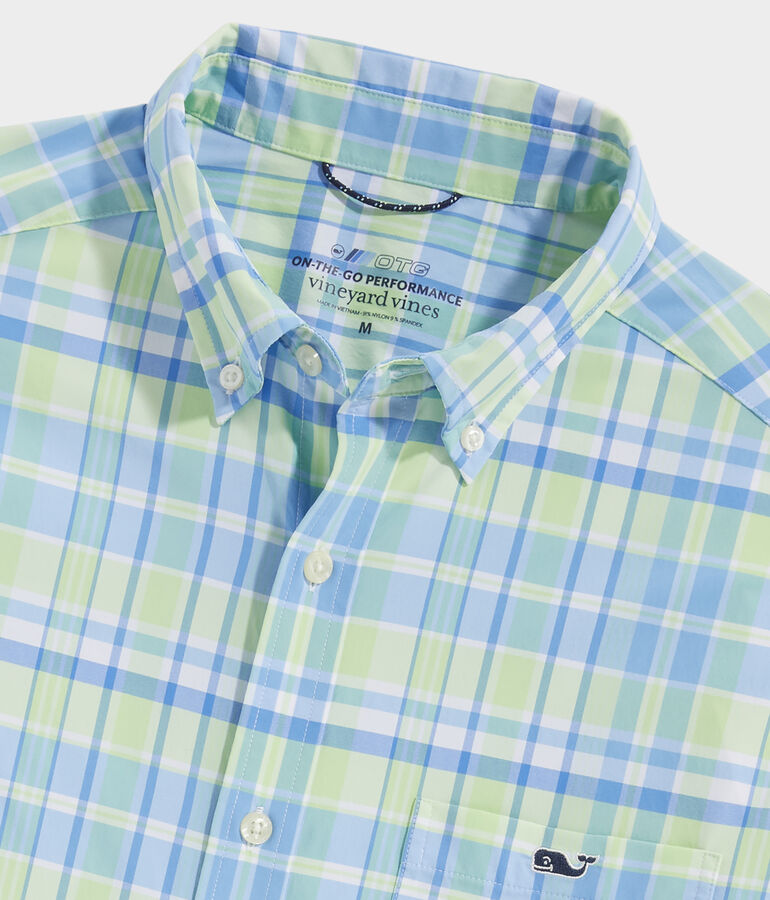 On-The-Go Lightweight Plaid Shirt