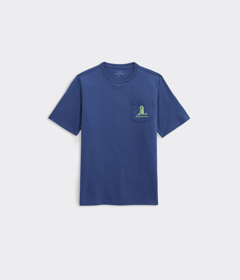 Boys' Glow-In-The-Dark Edgartown Scenes Short-Sleeve Pocket Tee