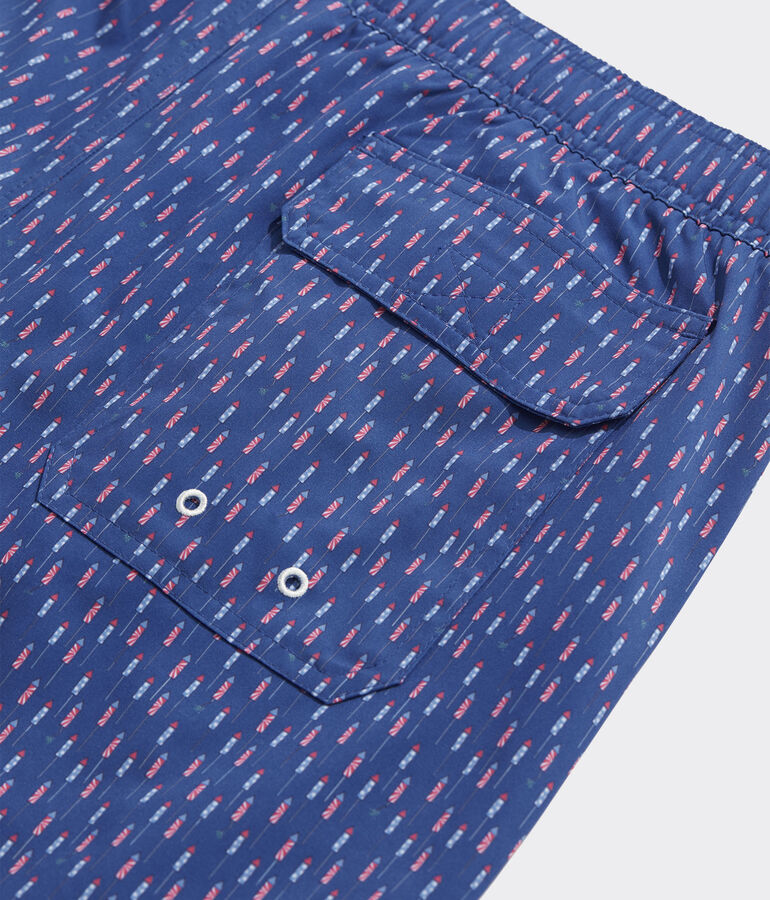 7 Inch Printed Chappy Trunks