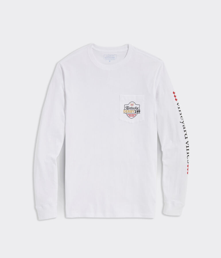 Kentucky Derby Logo Long-Sleeve Pocket Tee