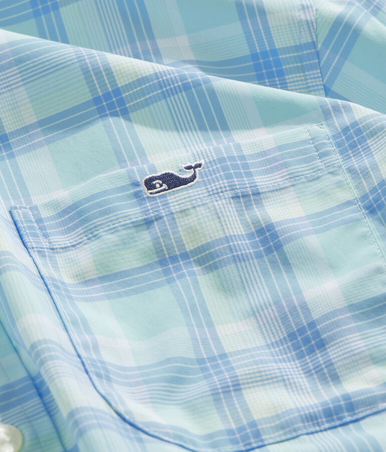 On-The-Go Lightweight Plaid Shirt