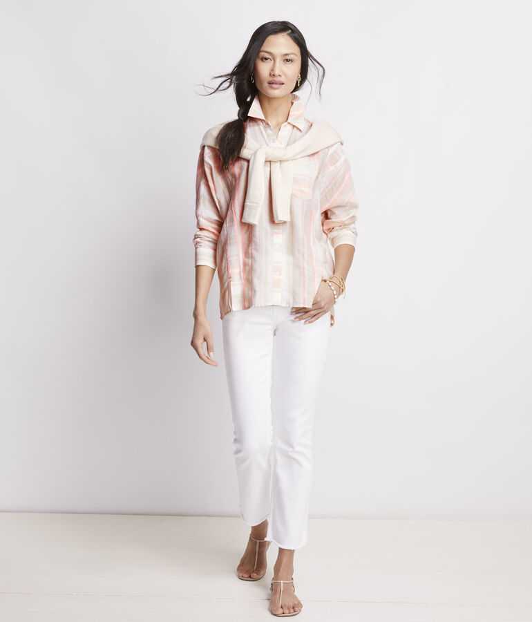 Striped Weekend Button-Down