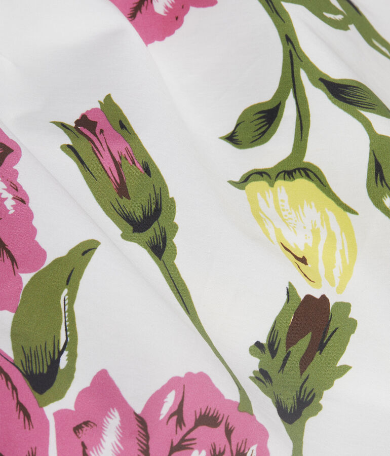 Kentucky Derby Roses Tiered Shirtdress