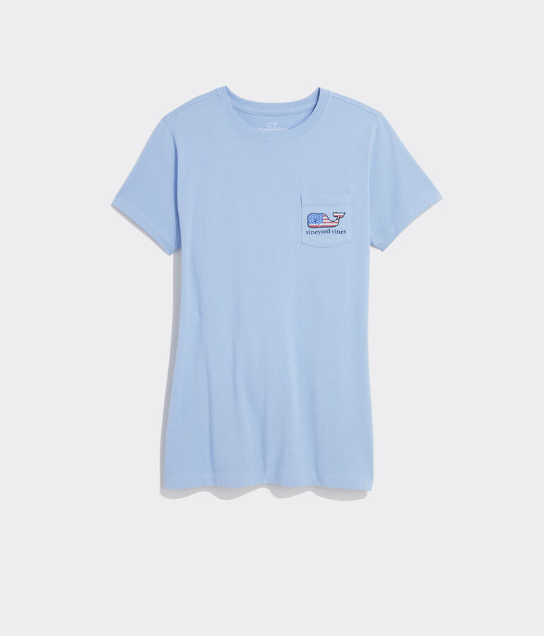Flag Whale Short-Sleeve Pocket Tee