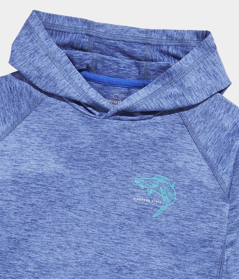 Boys' Grand Slam Long-Sleeve Harbor Performance Hoodie Tee