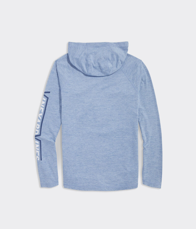 Fish Hook Long-Sleeve Harbor Performance Hoodie Tee