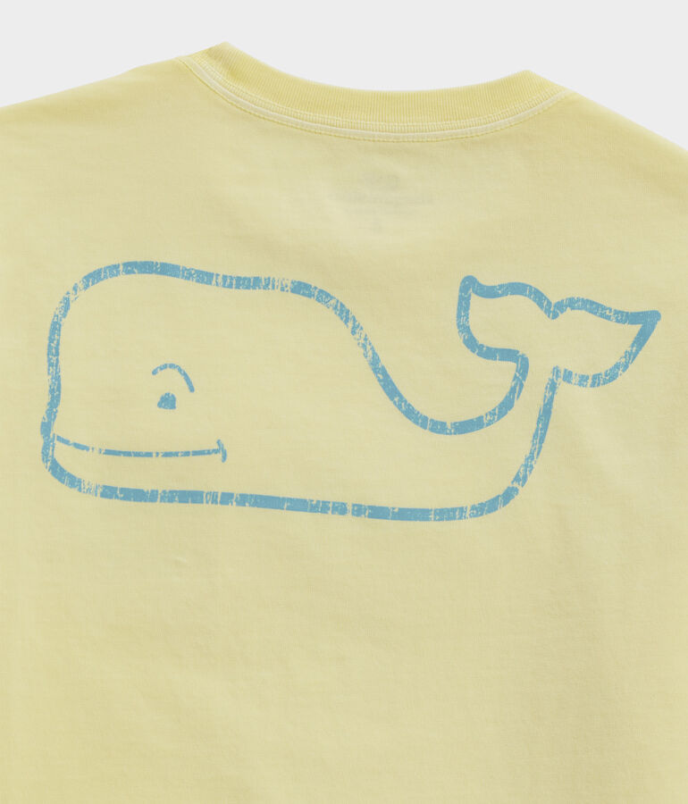 Boys' Glow-In-The-Dark Vintage Whale Short-Sleeve Pocket Tee