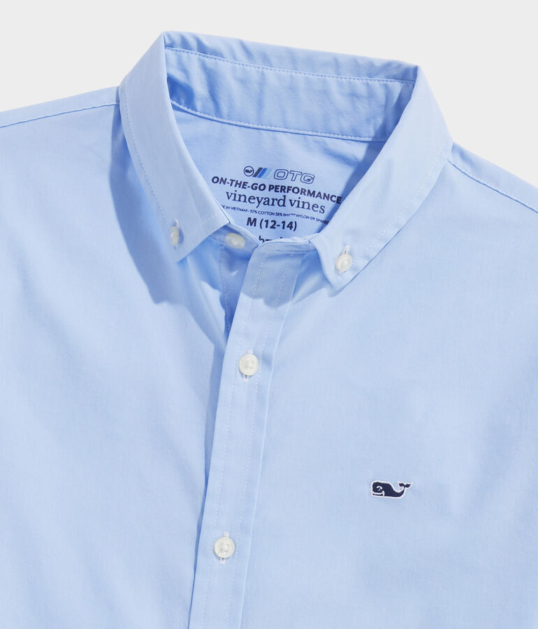 Boys' On-The-Go brrr Solid Shirt