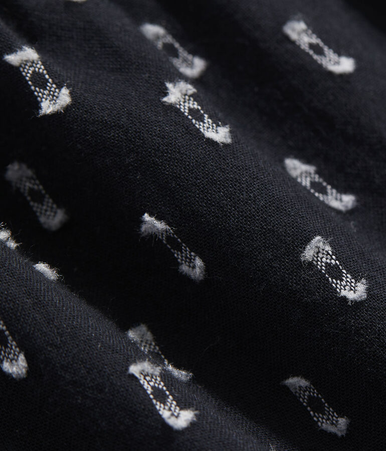 Girls' Jacquard Ruffle Skirt