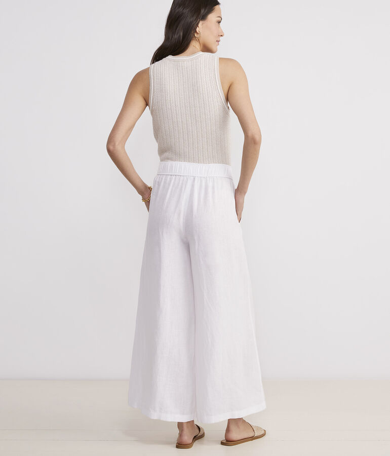 Wide-Leg Linen Pant