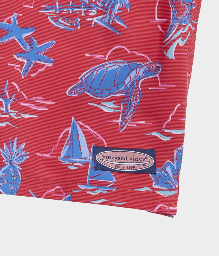 7 Inch Printed Chappy Trunks