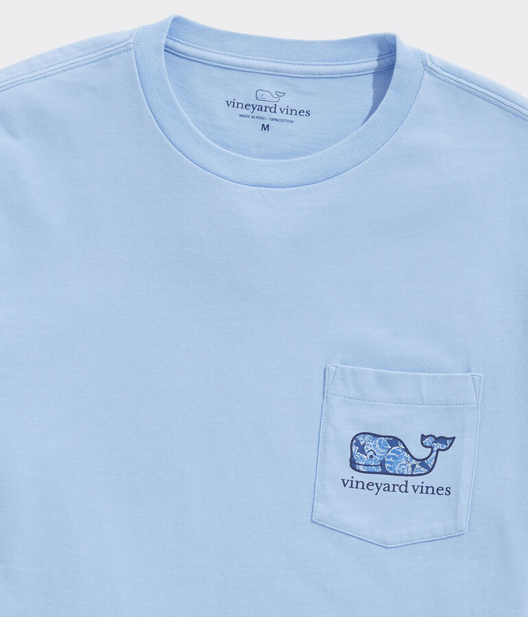 Seashell Whale Short-Sleeve Pocket Tee