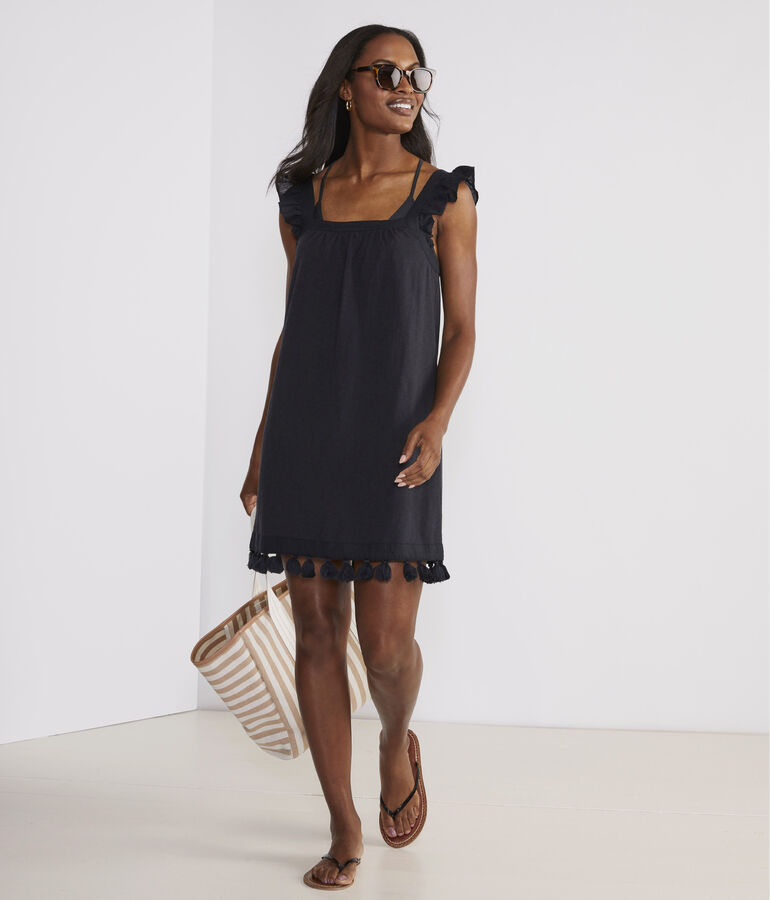 Ruffle Knit Cover-Up