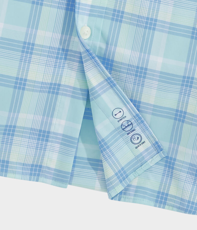 On-The-Go Lightweight Plaid Shirt