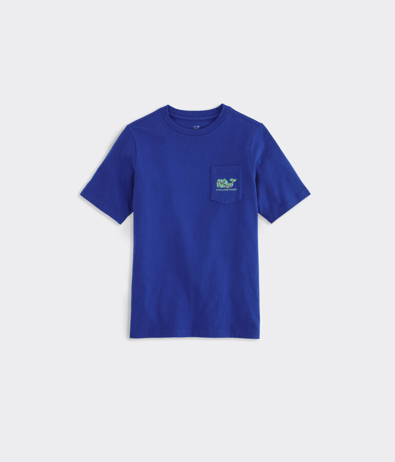 Boys' La Palmeraie Whale Short-Sleeve Pocket Tee
