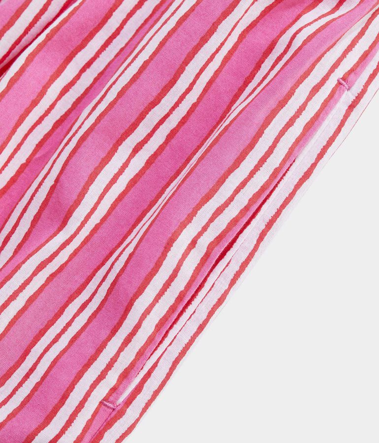 Girls' Painted Stripe Smocked Dress