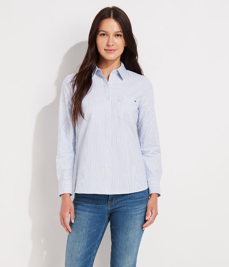 Oxford Striped Chilmark Relaxed Button-Down Shirt