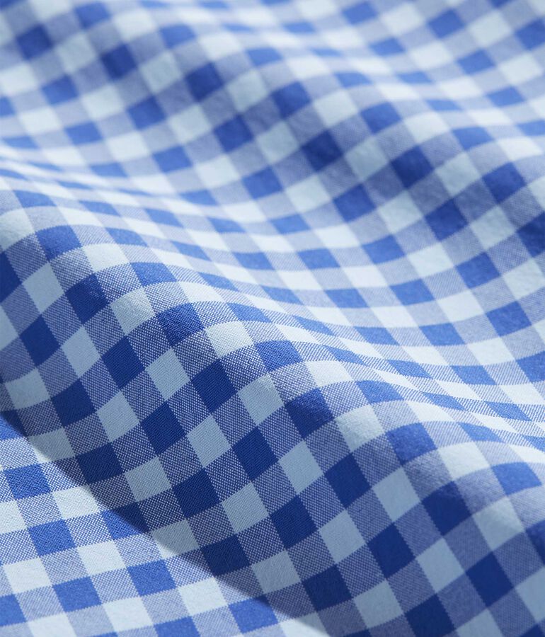 On-The-Go Lightweight Gingham Shirt